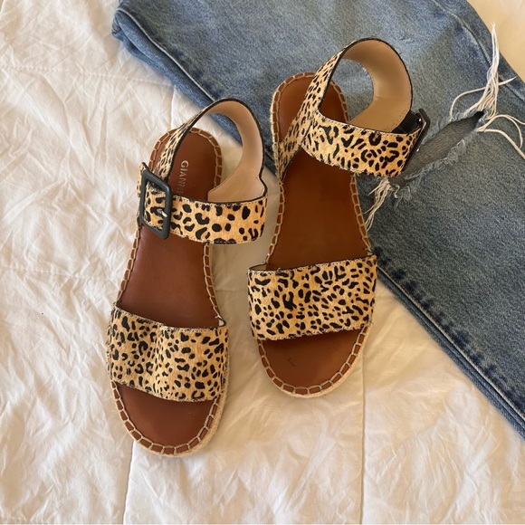 Gianni Bini‎ Platform Sandals Size 8 Cheetah Print - Picture 3 of 8